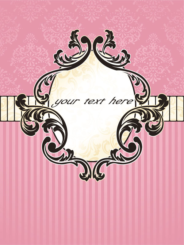 free vector Pink background pattern vector
